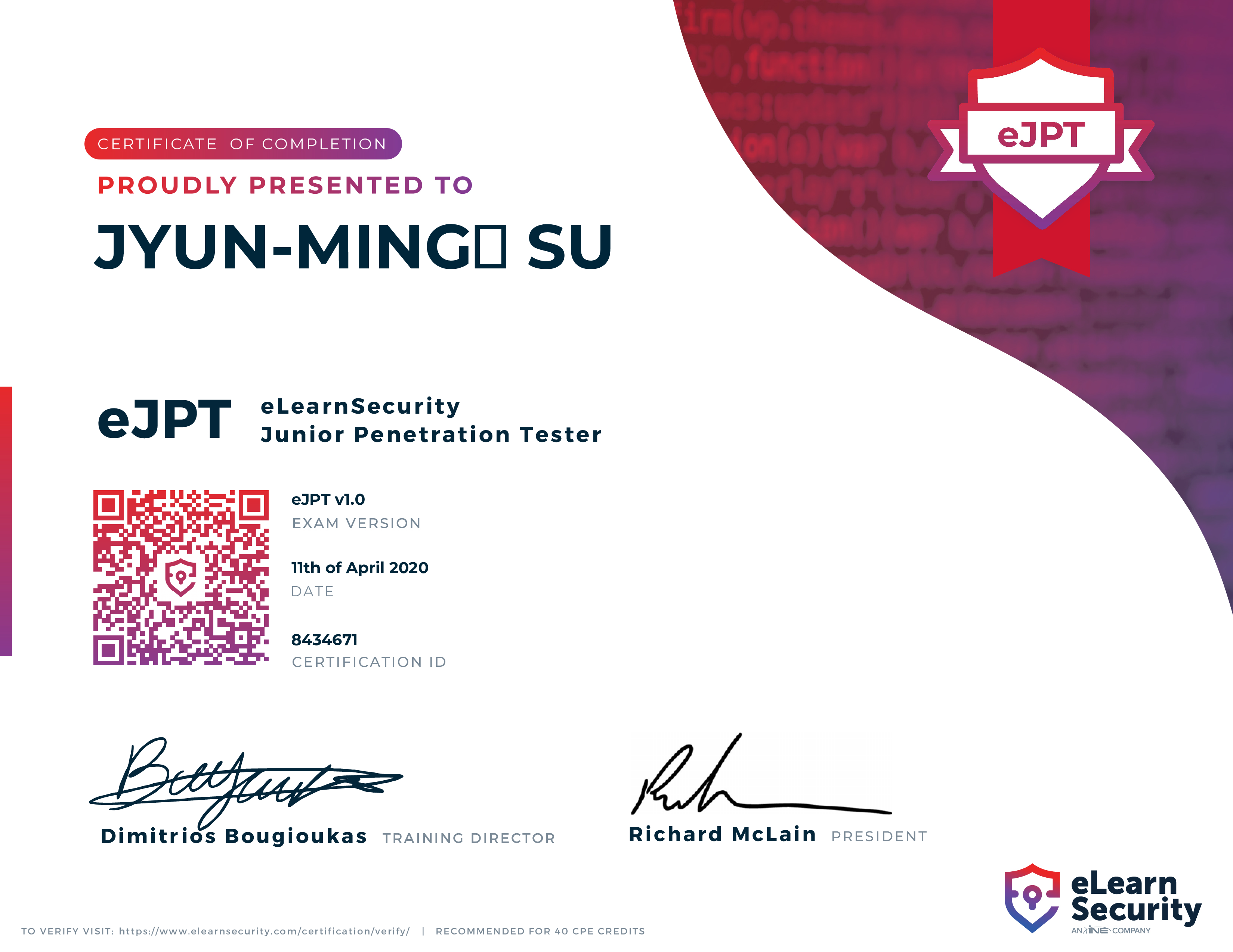 eJPT Certificate Review
